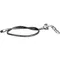 T&S B-0973 48" Bedpan Washer Stainless Steel Hose with 3.96 GPM Angled Push Button Spray Valve and Adjustable Head