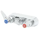 T&S Brass B-1105-LN WORKBOARD FAUCET, WALL MOUNT, 3-1/2 CENTERS, LEVE