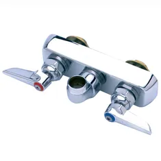T&S B-1115-LN Wall Mounted Workboard Faucet Base with 4" Centers