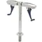 T&S B-1215 Deck Mounted Push Back Double Glass Filler with 9 9/16" High Pedestal - 1/2" NPT Male Inlet
