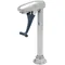 T&S B-1220 Deck Mounted Push Back Glass Filler with 9 5/16" High Pedestal - 3/8" NPT Female Inlet