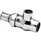 T&S B-1346 Angle Key Stop with 1/2" NPT Female Inlet, 3/8" NPT Female Outlet, and Loose Key Handle