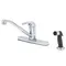 T&S B-2730-WS-VR Deck Mounted Single Lever Faucet with 8" Centers, 9 3/16" Swivel Spout, 1.5 GPM Aerator, and 16" Supply Lines