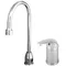 T&S B-2742-VF12 Deck Mounted Single Lever Faucet with 5 3/4" Swivel Gooseneck Nozzle, 1.2 GPM Aerator, and Remote Control Base