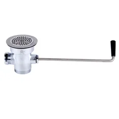 T&S B-3942 Twist Waste Valve - 3" Sink Opening