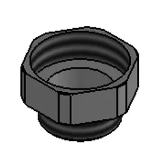 T&S B-3945 Rotary Waste Valve Adapter