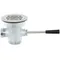 T&S B-3972-XS Waste Drain Valve with Short Lever Handle and 3 1/2" Sink Opening