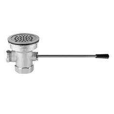 T&S B-3972 Lever Waste Valve - 3 1/2" Sink Opening