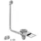T&S B-3990-01 Modular Pull Waste Valve with Overflow Assembly - 3 1/2" Sink Opening