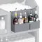 Cambro BAR54SR191 Granite Gray 5-Bottle CamBar Speed Rail
