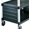 Cambro BC340KDP110 Black Single Shelf Panel Set