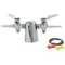 T&S BL-4203-04 Vandal Resistant Laboratory Turret with Four 90 Degree Hose Cocks