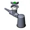T&S BL-4305-0 Laboratory Turret with Two 90 Degree Water Stops