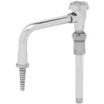 T&S Brass BL-5560-02 GOOSENECK WITH VACUUM BREAKER, SERRATED TIP, SWIVE
