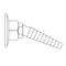 T&S BL-9550-01ORG Orange Air Panel Flange with Angled Serrated Tip