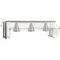 Eagle Group BS2-HT3-IL Stainless Steel Buffet Shelf with Double Sneeze Guard and Infrared Lamps - 48" x 36 1/4"
