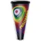 Micro Matic C100-4 4" Clear Plastic Branding on Demand Beer Tap Handle with Black Cap