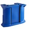 Cambro C10011 Navy Blue Versa Bar / Table Leg Kit with (1) Standard Height Leg / (2) Decor Panel Rails
