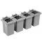 Cambro CBPCW8580 Camshelving® Basics Plus Connector Collar Wedge - 8/Pack