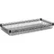 Metro CC9744B Super Erecta Black Wire Basket Shelf - 18" x 48" x 3 1/2"