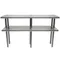 Advance Tabco CDS-18-120 Stainless Steel Double Deck Overshelf - 120" x 18" x 30"