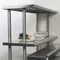 Advance Tabco CDS-18-48 Stainless Steel Double Deck Overshelf - 48" x 18" x 30"