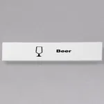 Cambro CECBE6000 Camrack Beer Extender ID Clip - 6/Pack