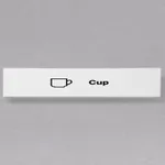 Cambro CECCP6000 Camrack Cup Extender ID Clip - 6/Pack
