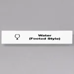 Cambro CECWF6000 Camrack Water (Footed Style) Extender ID Clip - 6/Pack