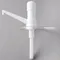 Cambro CFPFRC10135 Clear ColdFest Fixed Nozzle Pump with Cover