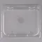 Carlisle CM10238Z07 Coldmaster EZ Access 1/2 Size Clear Polycarbonate Food Pan Lid with 2 Handles