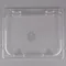 Carlisle CM10240Z07 Coldmaster EZ Access 1/2 Size Clear Polycarbonate Food Pan Lid with 2 Notches