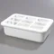 Carlisle CM104902 Coldmaster Full Size White Cold Food Pan Holder with Organizer - 6" Deep