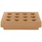 Cambro CR12157 Coffee Beige Full Size Cutlery Rack