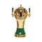 Micro Matic CT900-4BR Zeus Brass Green Air Cooled 4 Tap Tower