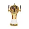Micro Matic CT901-4BR Zeus Brass White Air Cooled 4 Tap Tower