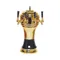 Micro Matic CT902-4BR Zeus Brass Black Air Cooled 4 Tap Tower