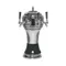 Micro Matic CT902-4CH Zeus Chrome Black Air Cooled 4 Tap Tower