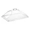 Cambro DD1220BECW Camwear 12" x 20" Clear Dome Display Cover with 2 End Cuts