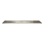Micro Matic DP-120D-51 5" x 51" Stainless Steel Surface Mount Drip Tray with Drain
