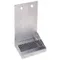 Micro Matic DP-321D-2 8" x 6 3/8" x 14" 2 Faucet Stainless Steel Wall Mount Drip Tray