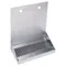 Micro Matic DP-322D-2 12" x 6 3/8" x 14" 2 Faucet Stainless Steel Wall Mount Drip Tray