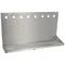 Micro Matic DP-322ELD-8 24" x 6 3/8" x 14" 8 Faucet Stainless Steel Wall Mount Drip Tray