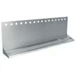 Micro Matic DP-332ELD-16-3 48" x 6 3/8" x 14" 16 Faucet Stainless Steel Wall Mount Drip Tray