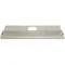 Micro Matic DP-620D-24 11 3/4" x 24" Stainless Steel Surface Mount Drip Tray with Tower Mounting Plate and Drain