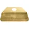 Micro Matic DP-640DSSPVD 8 1/4" x 21 1/2" PVD Brass Surface Mount Drip Tray with Tower Mounting Plate and Drain