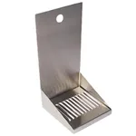 Micro Matic DP-721D 6" x 6" Stainless Steel Wall Mount Jockey Box Drip Tray