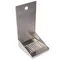 Micro Matic DP-721D 6" x 6" Stainless Steel Wall Mount Jockey Box Drip Tray
