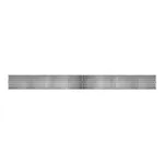 Micro Matic DP-820D-84 8" x 84" Stainless Steel Surface Mount Drip Tray with Drain