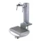 Micro Matic DS532CL-W Polished 304 Stainless Steel 2-Tap Wine Draft Tower with Removable Drip Tray - 3" Column